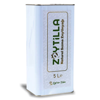 5 Litre Teneke Naturel Sızma Zeytinyağı - 1
